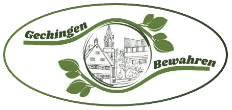 gechingen logo hande mit ort und rahmen